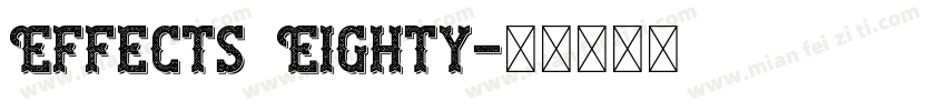 Effects Eighty字体转换